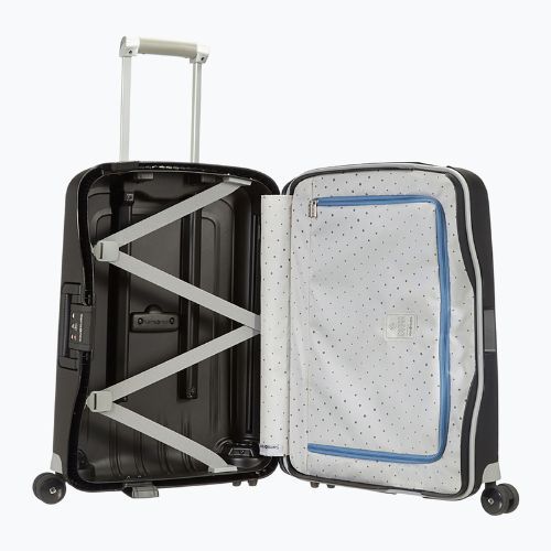 Bőrönd Samsonite S'cure Spinner 34 l black