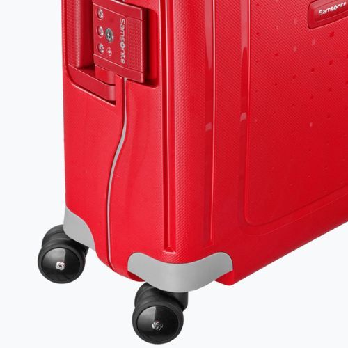 Bőrönd Samsonite S'cure Spinner 34 l crimson red