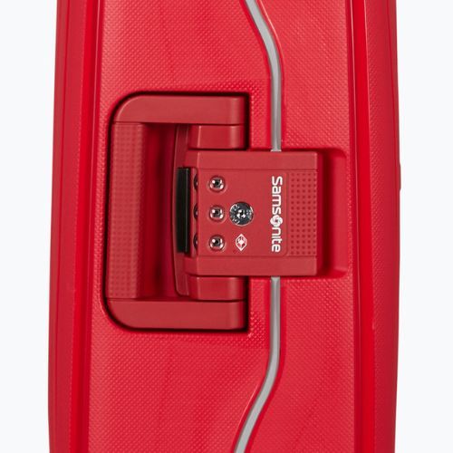 Bőrönd Samsonite S'cure Spinner 34 l crimson red
