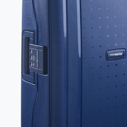 Bőrönd Samsonite S'cure Spinner 34 l dark blue