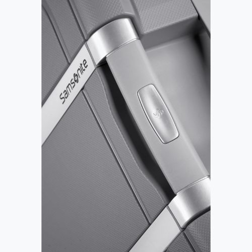 Bőrönd Samsonite S'cure Spinner 34 l silver