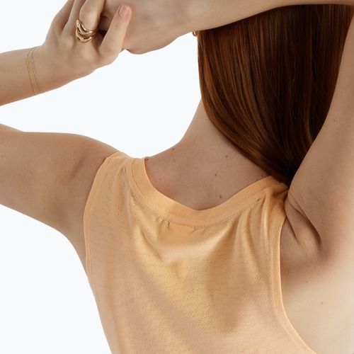 Női futótrikó New Balance Jacquard Slim Tank peach blossom