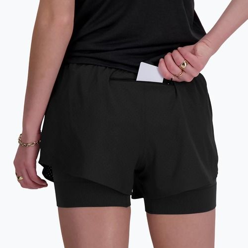 New Balance női rövidnadrág 2IN1 3" fekete