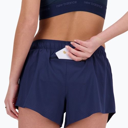 Női rövidnadrág New Balance RC Seamless 3" kék
