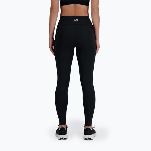 Női leggings New Balance Sleek Pocket High Rise fekete