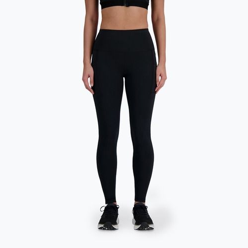 Női leggings New Balance Sleek Pocket High Rise fekete