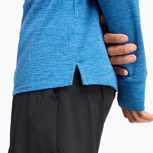 Férfi hosszú ujjú felső futáshoz New Balance Athletics Heat Grid 1/2 Zip heron blue
