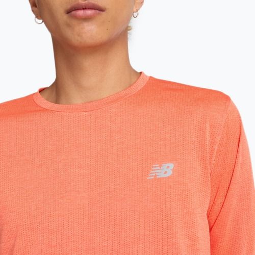 Férfi New Balance Athletics neo flame heather hosszú ujjú ruha