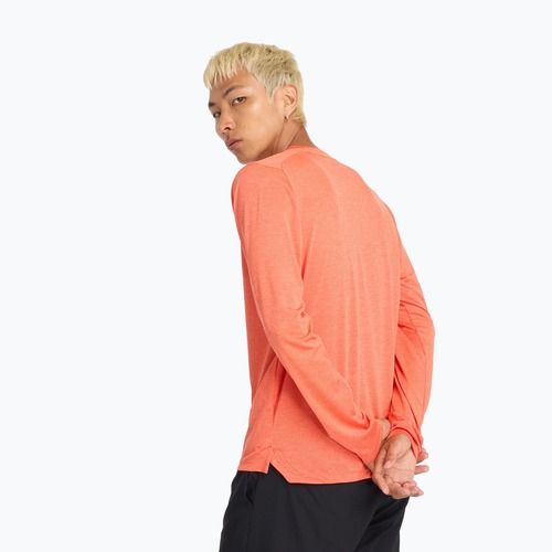 Férfi New Balance Athletics neo flame heather hosszú ujjú ruha