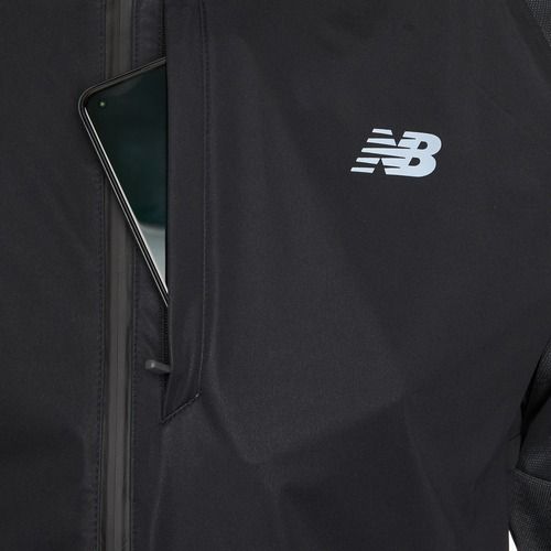 Férfi futókabát New Balance Seasonal Premium Print black