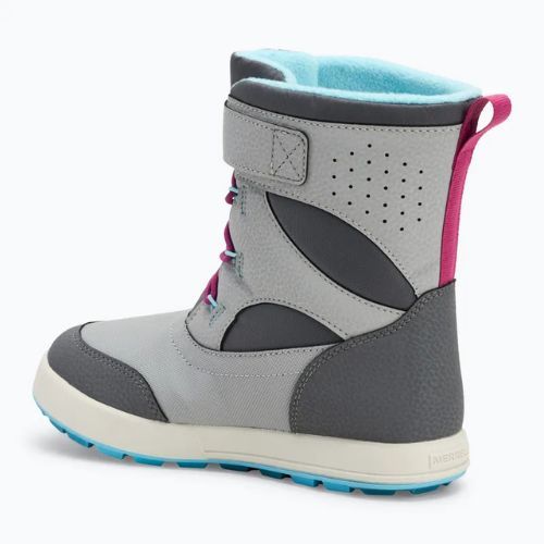 Gyerek hótaposó Merrell Snow Storm 3.0 Wtrpf grey/turq