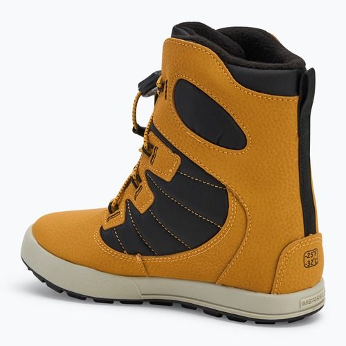 Gyerek hótaposó Merrell Snow Bank 4.0 Wtrpf wheat