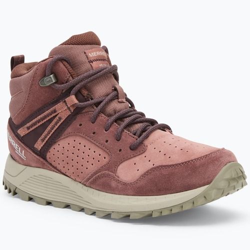 Női túracipő Merrell Wildwood Mid Ltr Wp marron/burlwood