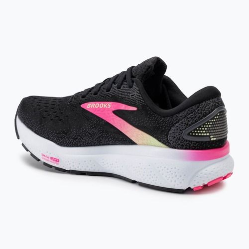 Brooks Ghost 16 női futócipő fekete/rózsaszín/sárga