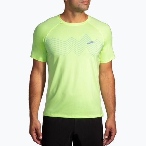 Férfi futópóló Brooks Atmosphere 2.0 lime/elevate
