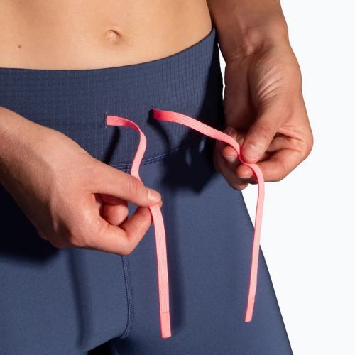 Női futóleggings Brooks High Point ocean/navy