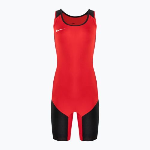 Női birkózómez Nike Weightlifting Singlet scarlet/black
