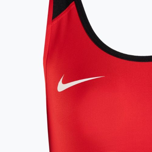 Női birkózómez Nike Weightlifting Singlet scarlet/black