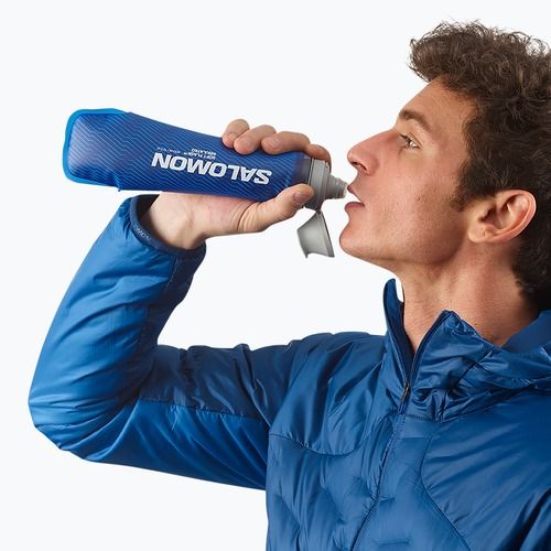 Salomon Soft Flask 400 ml/13 oz szigetelt, átlátszó kék