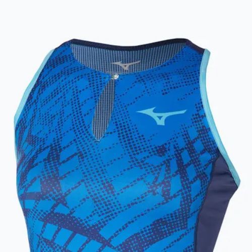 Női tenisz tank top Mizuno Mugen Mugen nyomtatott tank mugen kék