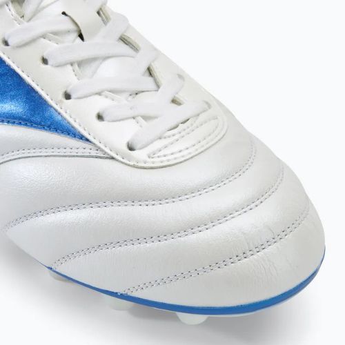 Mizuno Morelia II Elite Md fehér/lézerkék/arany férfi futballcipő