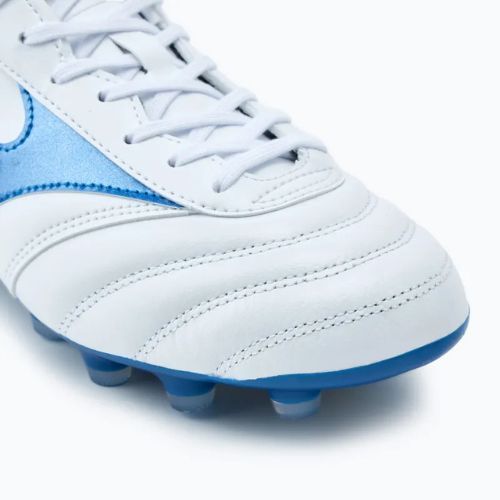 Férfi Mizuno Morelia II Pro MD futballcipő fehér/lézerkék/arany
