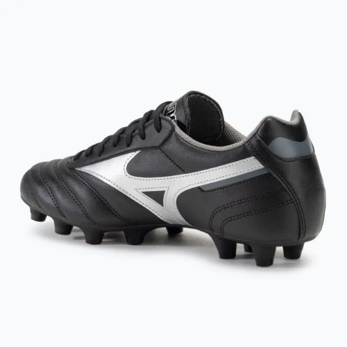 Férfi Mizuno Morelia II Club FG futballcipő fekete/galaxis ezüst/sötét árnyék