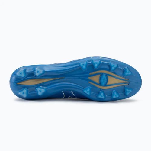 Férfi futballcipő Mizuno α Elite FG fehér/lézerkék/arany