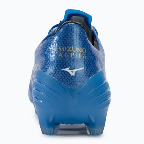 Férfi futballcipő Mizuno α Elite FG fehér/lézerkék/arany