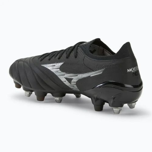 Mizuno Morelia Neo IV β Elite MIX fekete/galaxis ezüst férfi futballcipő