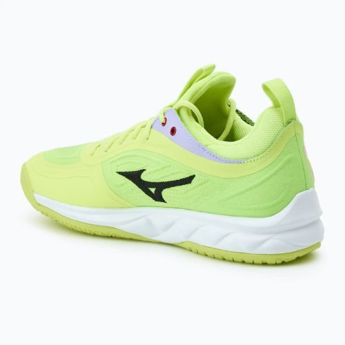 Férfi röplabdacipő Mizuno Wave Luminous 3 neo lime/fekete/splish splash Mizuno Wave Luminous 3 neo lime/fekete/splish splash