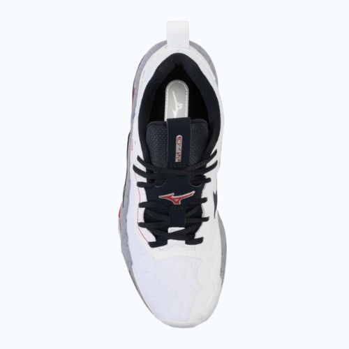 Férfi kézilabda cipő Mizuno Wave Stealth Neo 2 fehér/salsa/fekete