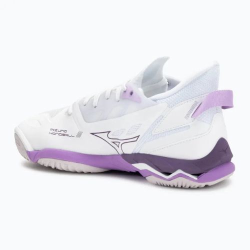 Női kézilabda cipő Mizuno Wave Mirage 5 fehér/patrician purple/quince