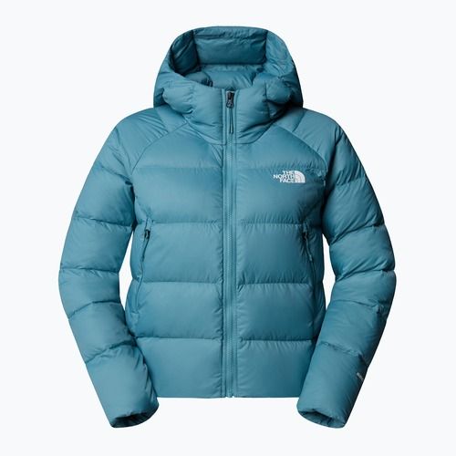 Női pehelypaplan The North Face Hyalite Down Hoodie algae kék