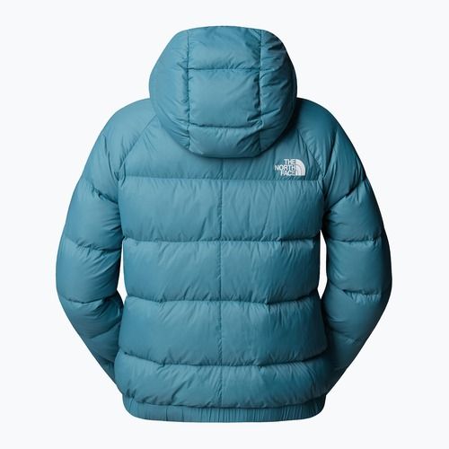 Női pehelypaplan The North Face Hyalite Down Hoodie algae kék