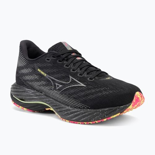 Férfi futócipő Mizuno Wave Rider 28 fekete/ezüst/napsárga lime
