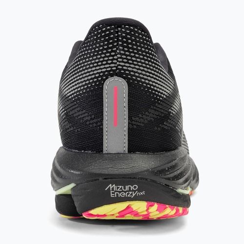 Férfi futócipő Mizuno Wave Rider 28 fekete/ezüst/napsárga lime