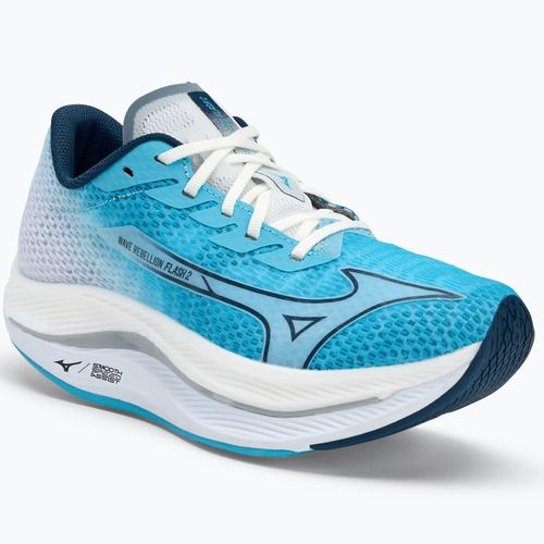 Női futócipő Mizuno Wave Rebellion Flash 2 river blue/blue wing teal/fehér