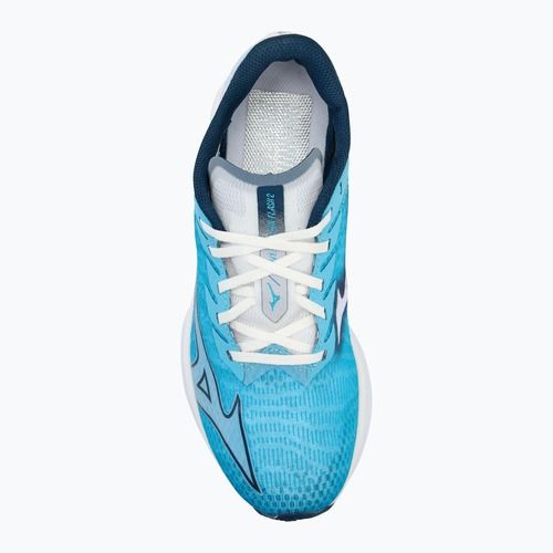Női futócipő Mizuno Wave Rebellion Flash 2 river blue/blue wing teal/fehér