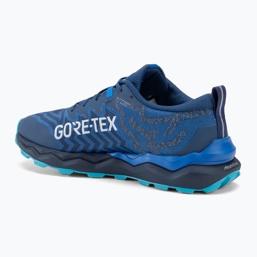 Férfi futócipő Mizuno Wave Daichi 8 GTX klasszikus kék/fehér/csokor kék
