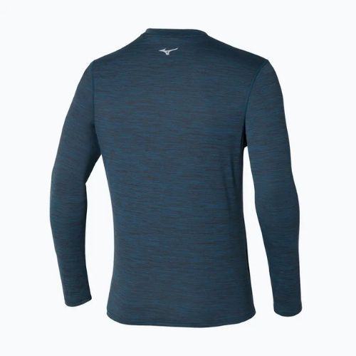 Férfi Mizuno Impulse Core Half Zip kék szárnyas teal futó hosszú ujjú ruha