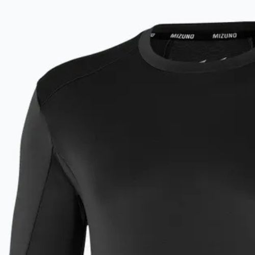 Férfi Mizuno Thermal Charge Breath Thermo futó hosszú ujjú fekete
