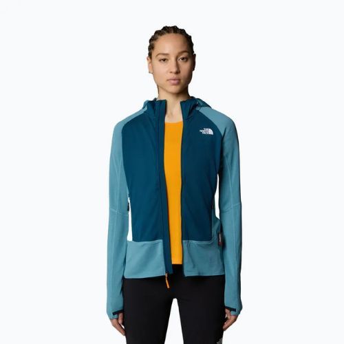 Női The North Face Bolt Polartec kapucnis pulóver algae kék/közepes petrol