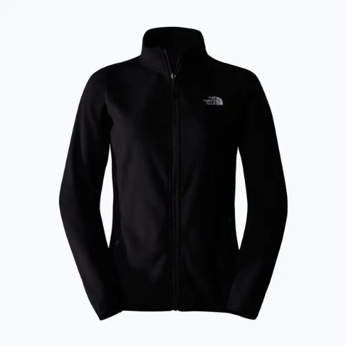 Női pulóver The North Face 100 Glacier FZ fekete/npf