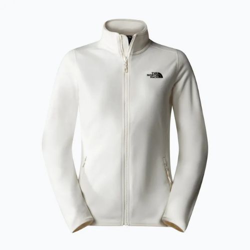 The North Face női 100 Glacier FZ fehér dűne/npf pulóver