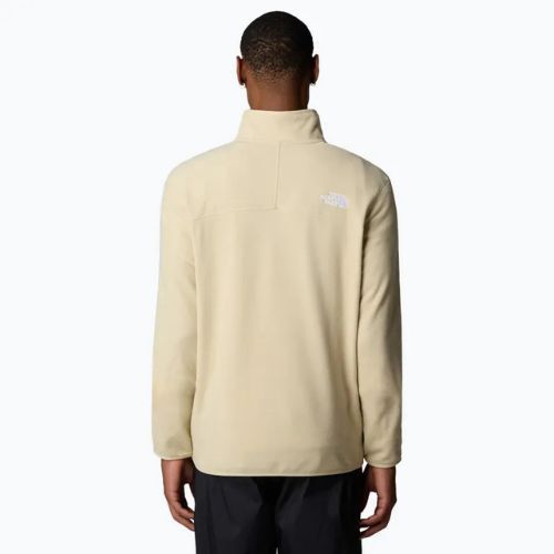 Férfi The North Face 100 Glacier 1/4 Zip pulóver zion narancssárga/betonszürke