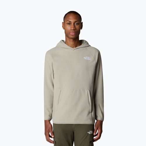 Férfi pulóver The North Face 100 Glacier Hoodie agyagszürke szürke
