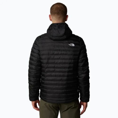 Férfi pehelypaplan The North Face Huila Synthetic Hoodie fekete/aszfalt szürke