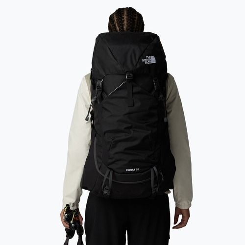 The North Face Terra 55 l fekete/aszfalt szürke trekking hátizsák