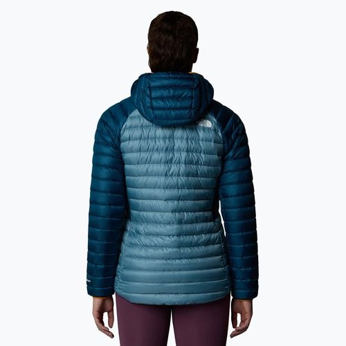 Női pehelypaplan The North Face Bettaforca Lt Down Hoodie algae blue/midnight petrol